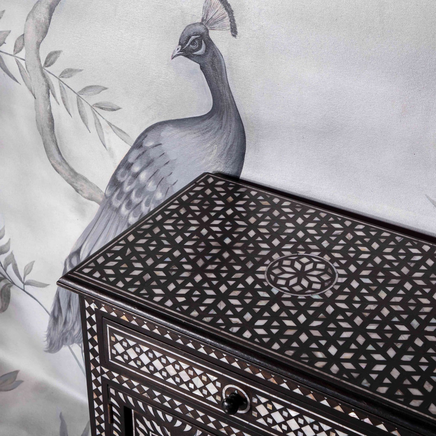 Bone Inlay Nightstand
