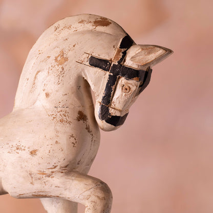 Columbus Wooden Horse Decor