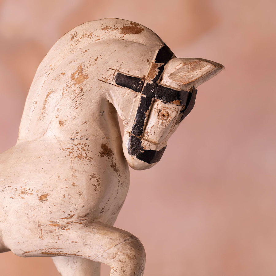Columbus Wooden Horse Decor