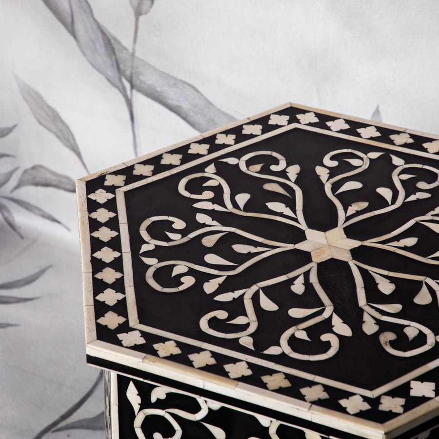 Hexagon Inlay Table