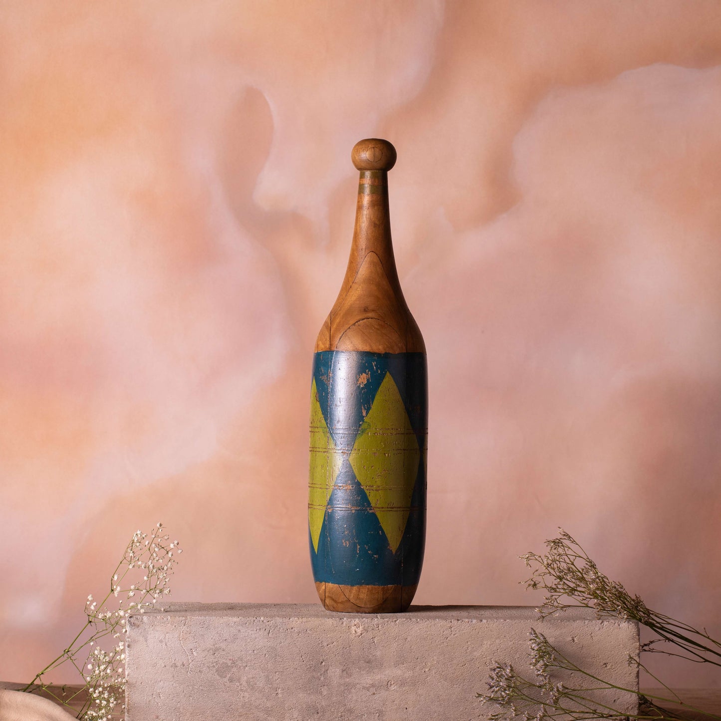 Vintage Wooden Bowling Pins