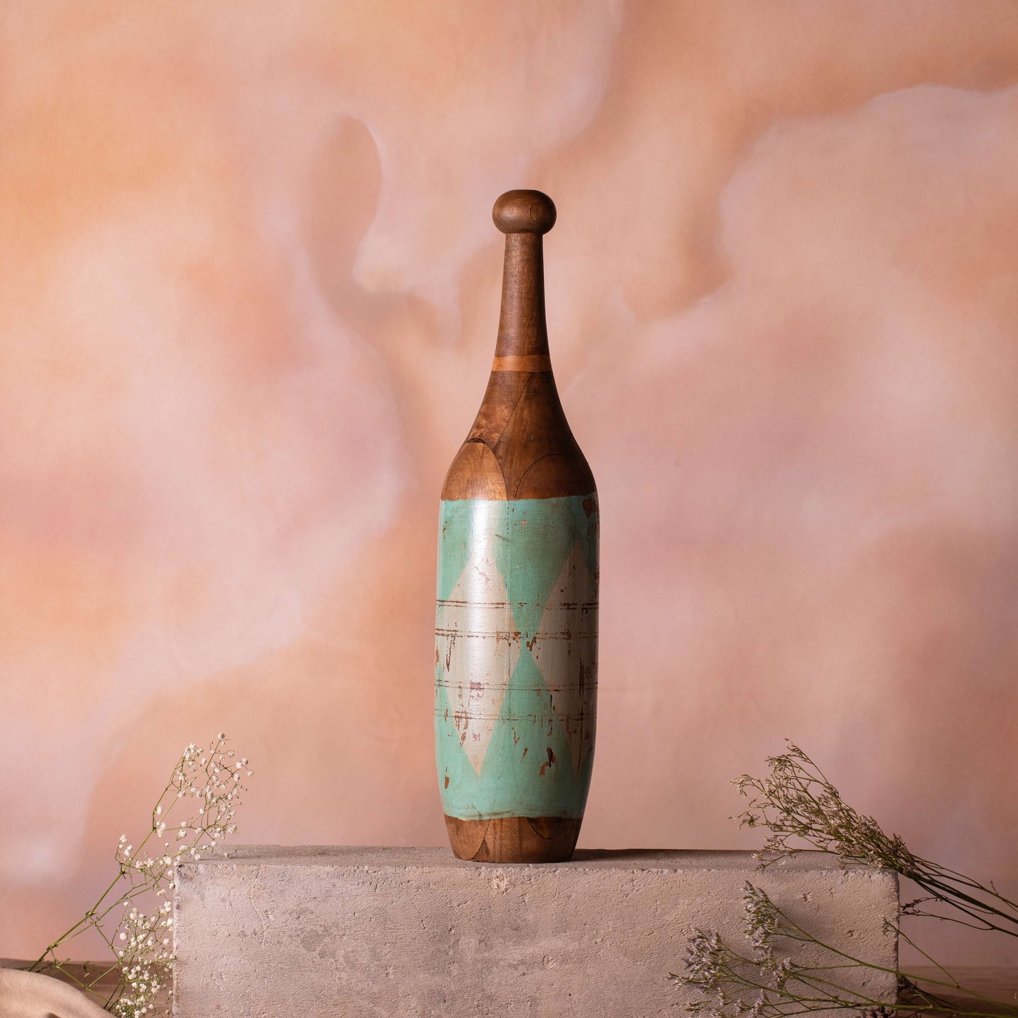 Vintage Wooden Bowling Pins