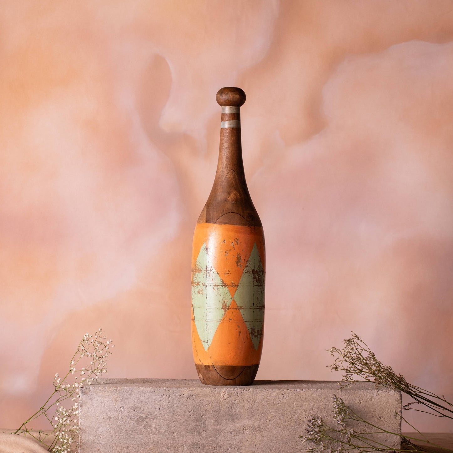 Vintage Wooden Bowling Pins