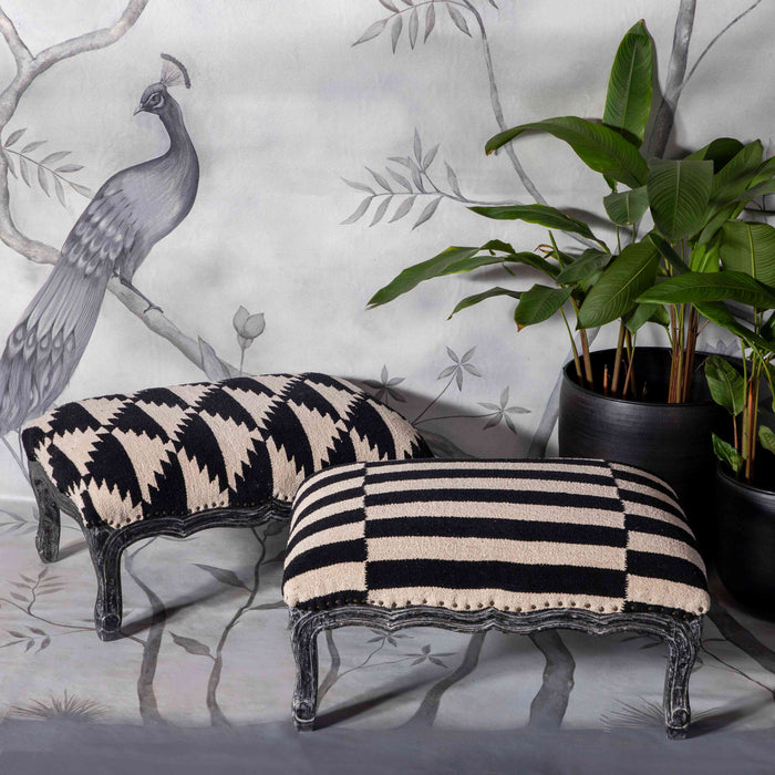Striped stool