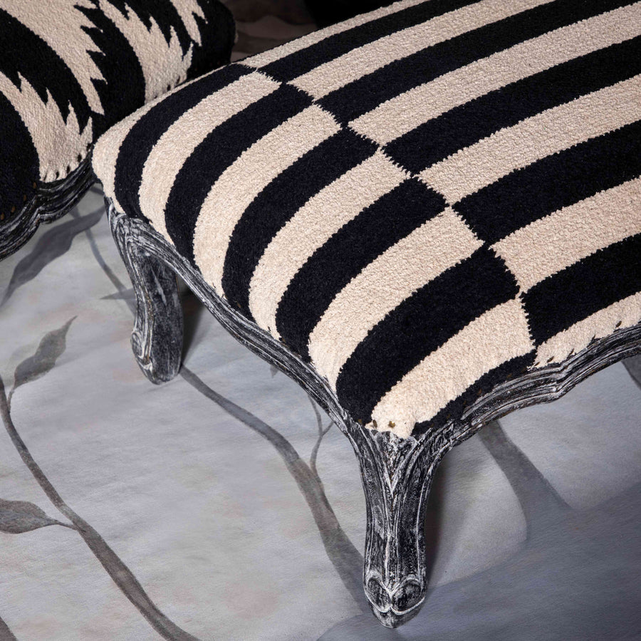 Striped stool