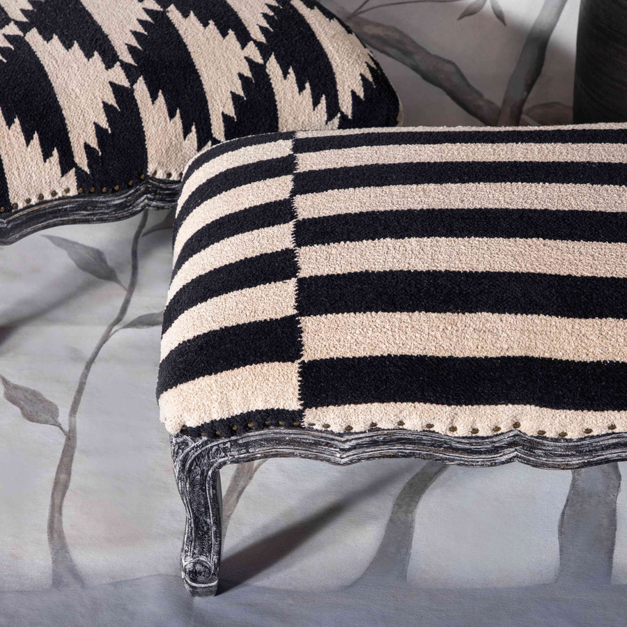 Striped stool