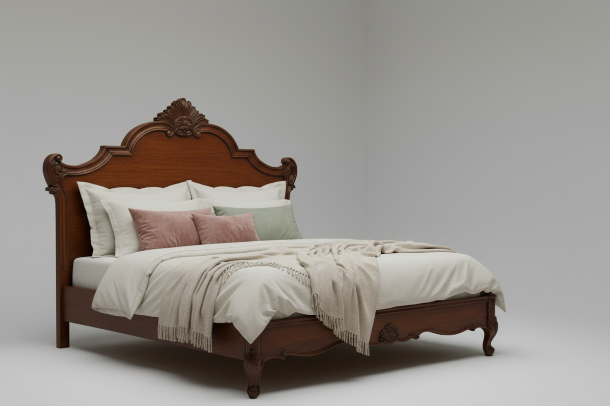 Royal Mahogany Bed