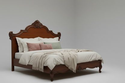 Royal Mahogany Bed
