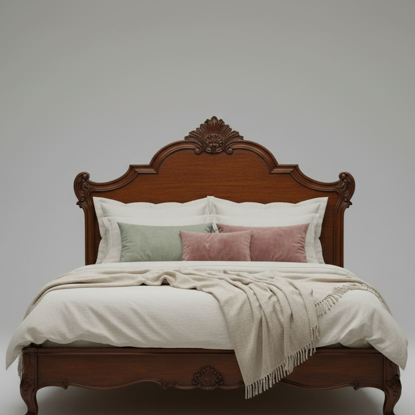 Royal Mahogany Bed