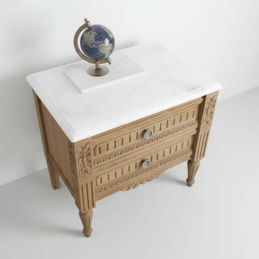 Marble Bloom Chest