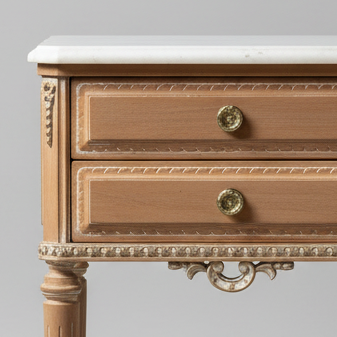 Bisque French Nightstand