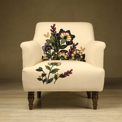 Pari Emroidered Accent Chair