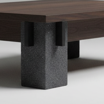 Blocky Wood Table