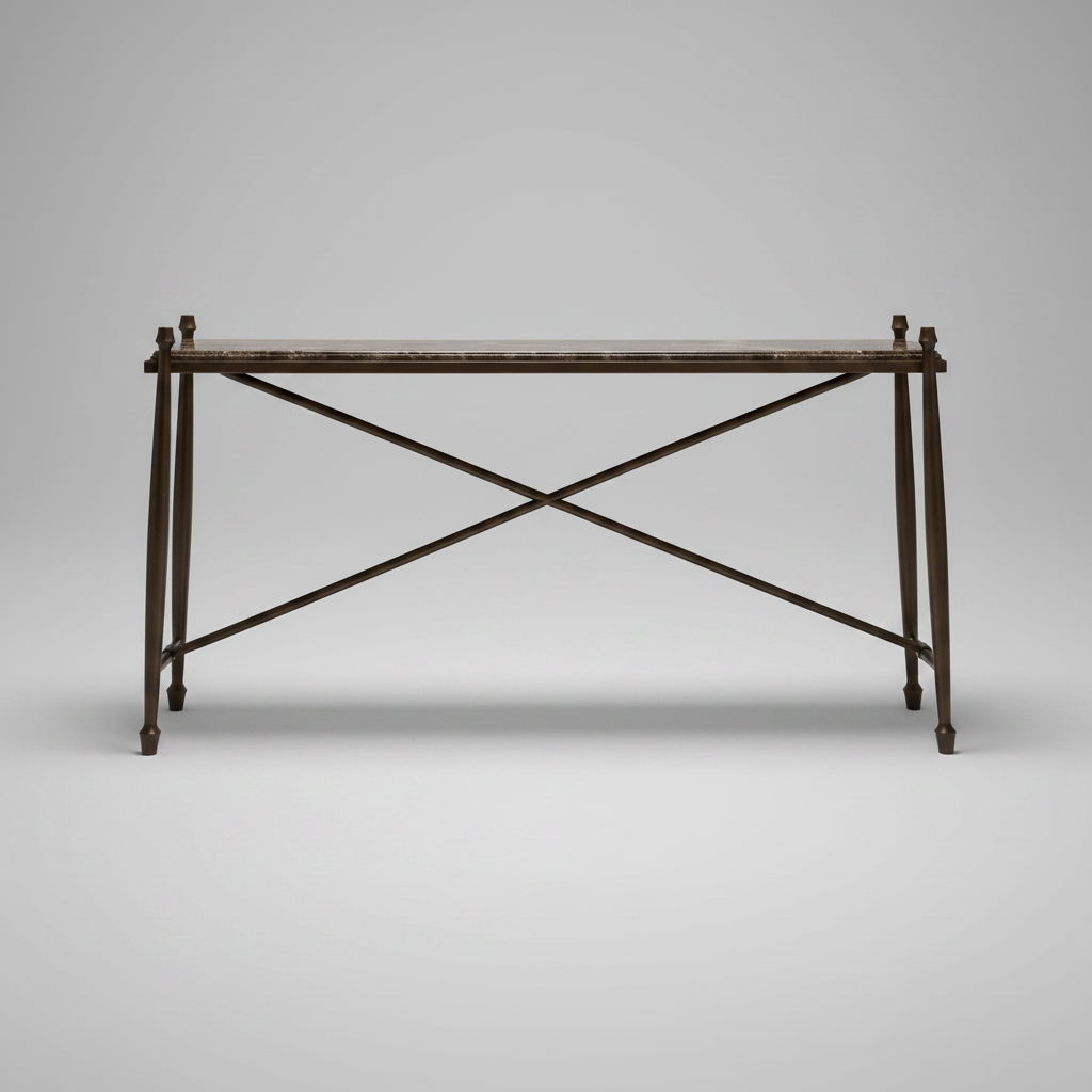 Crossbar Console Table