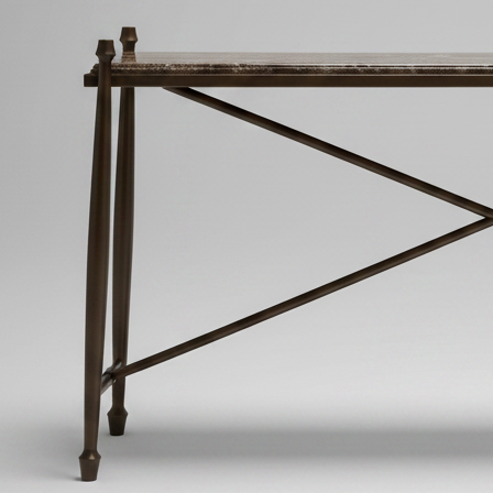 Crossbar Console Table