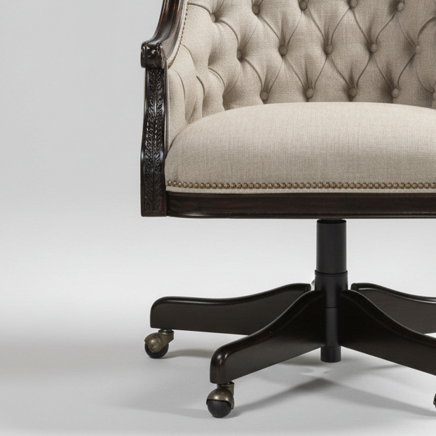 Ivory Durbar Chair – side profile
