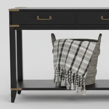Brass Trim Console