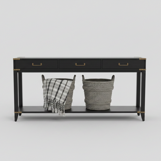 Brass Trim Console