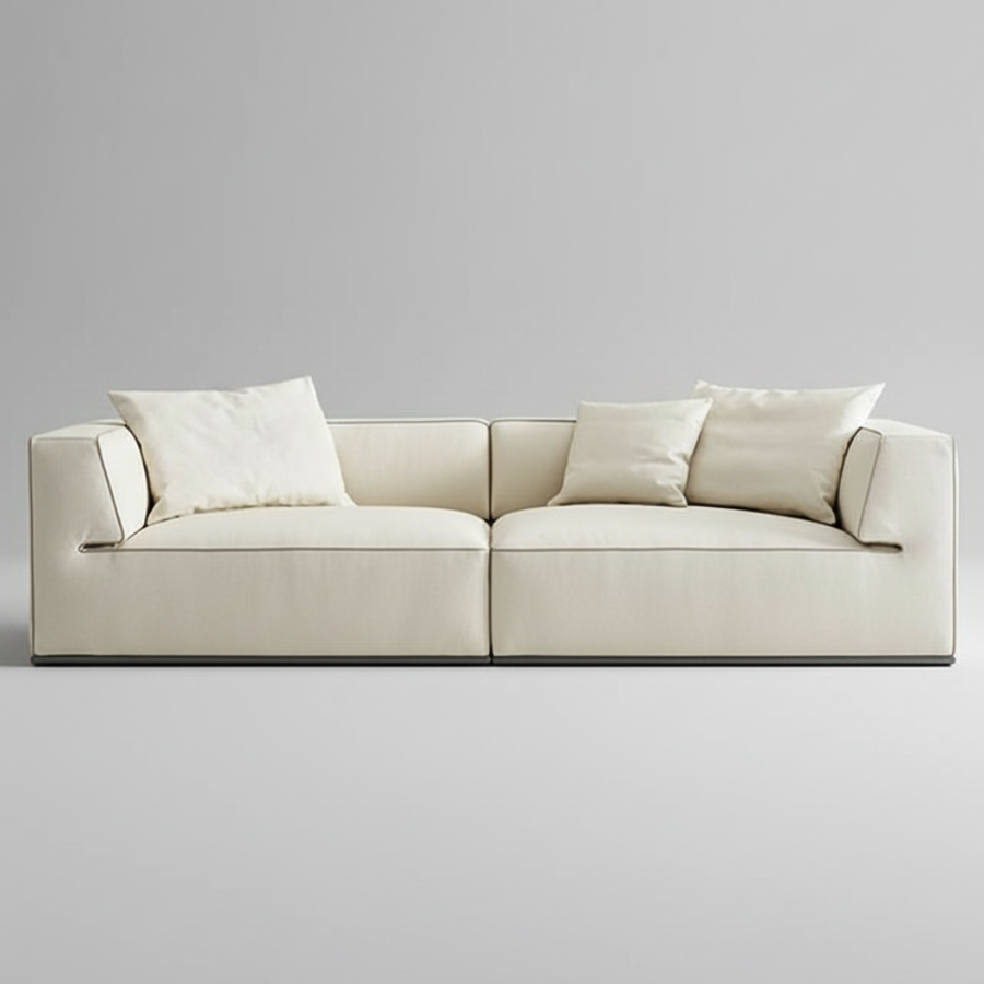 Boxy Sofa — Track Arm Modern, made to order by Peacock Life