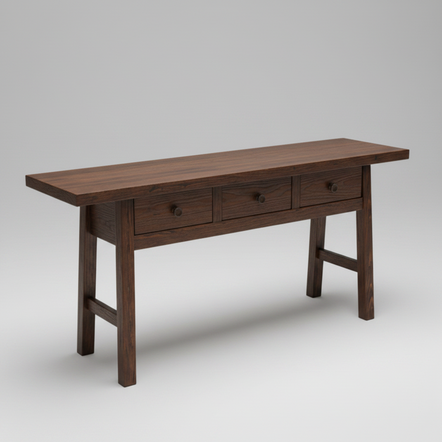 Slatted Console Table