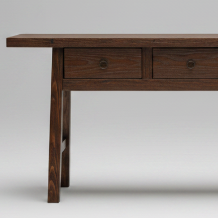 Slatted Console Table