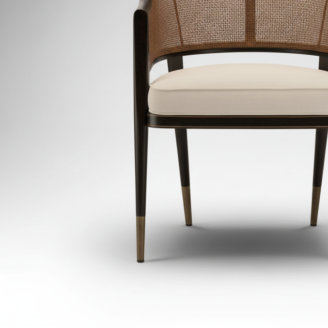 Bergere Chair – side profile