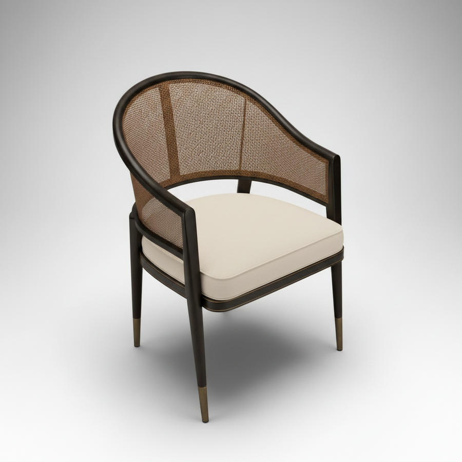 Bergere Chair – styled in a room setting