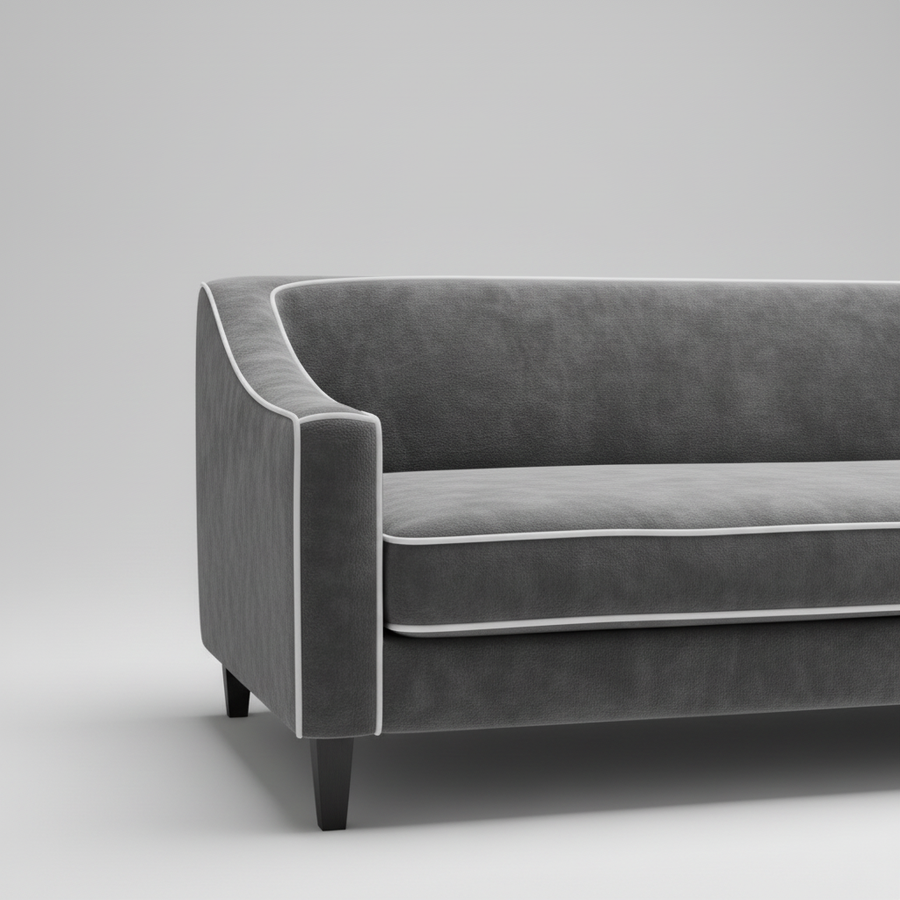The Majestic Sofa — Architectural Lines, made to order by Peacock Life — view 2