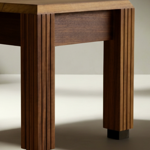 Fluted Side Table