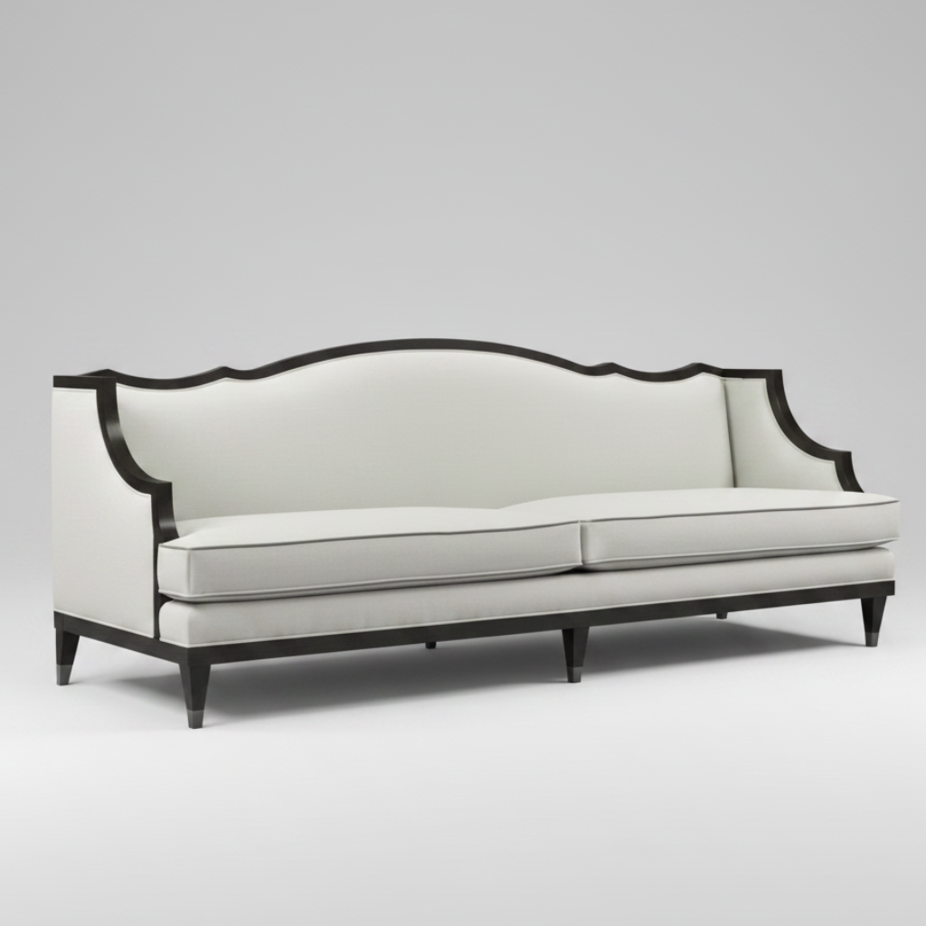 Ivory Silhouette Sofa