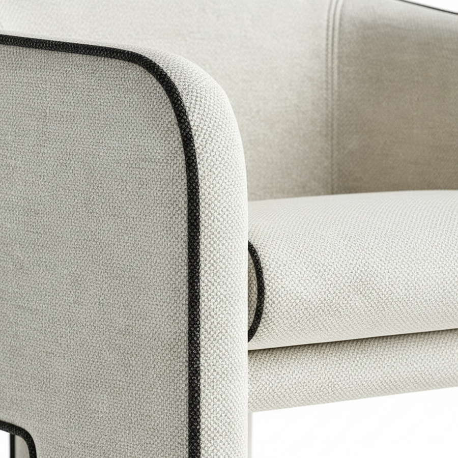 Blanc Contour Chair – styled in a room setting