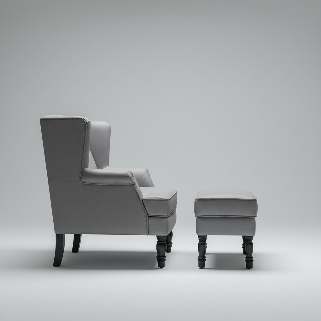 Bessie Chair with Stool