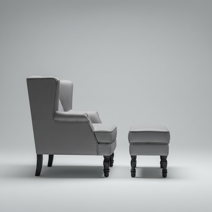 Bessie Chair with Stool