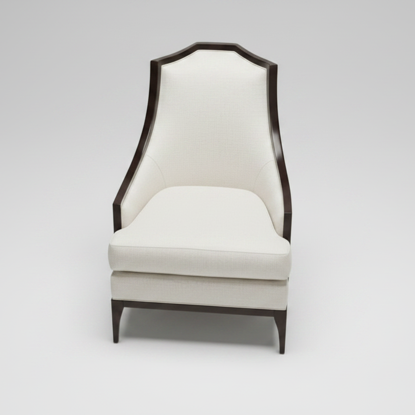 Shield Back Chair – styled in a room setting