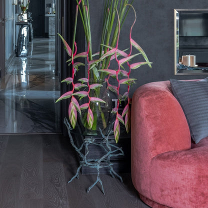 Aparajita Glass Top Side Table