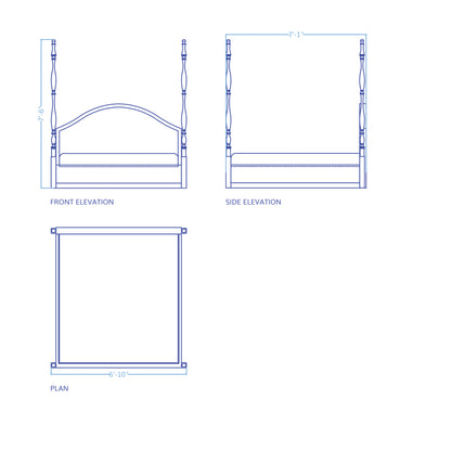Ooty Four Poster Bed