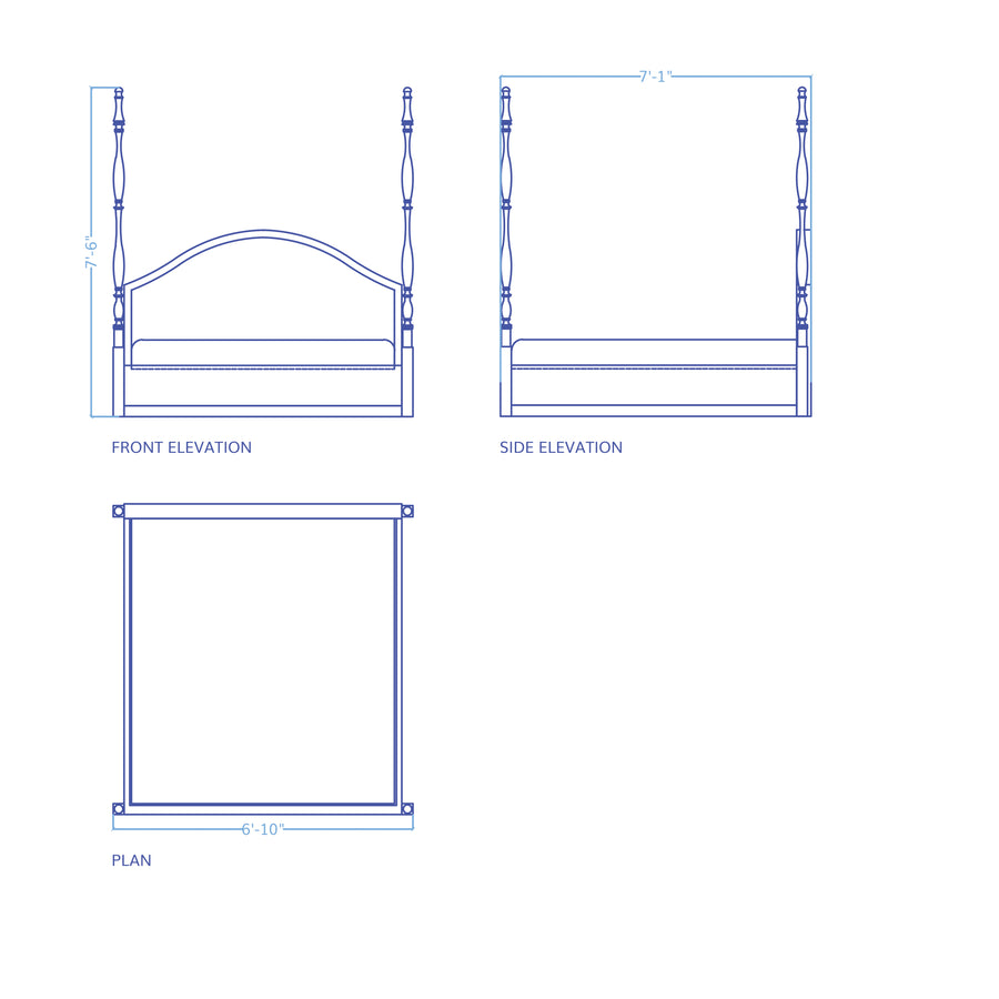 Imperial Four Poster Bed