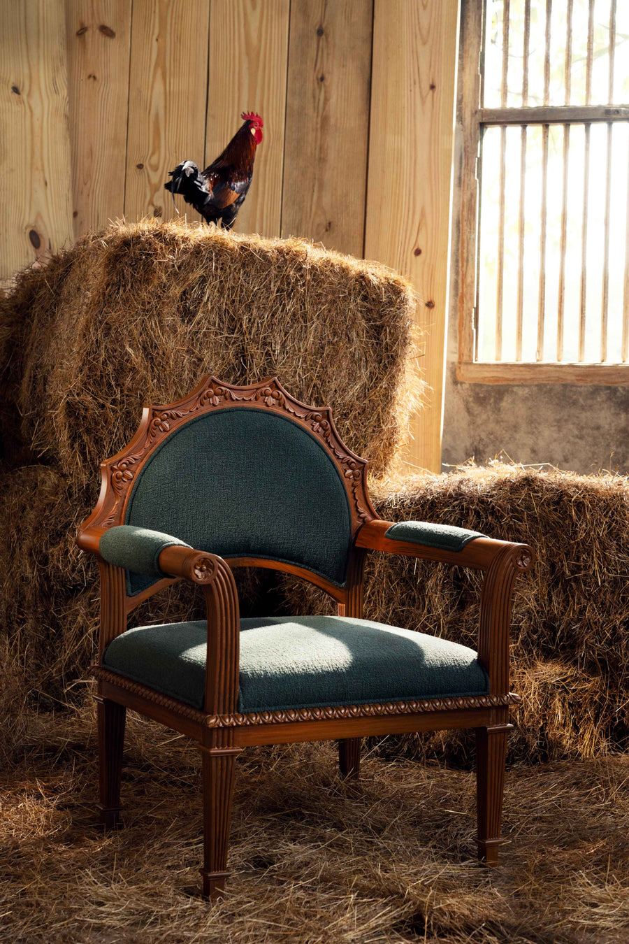 Baghtal Accent Chair – close-up of upholstery