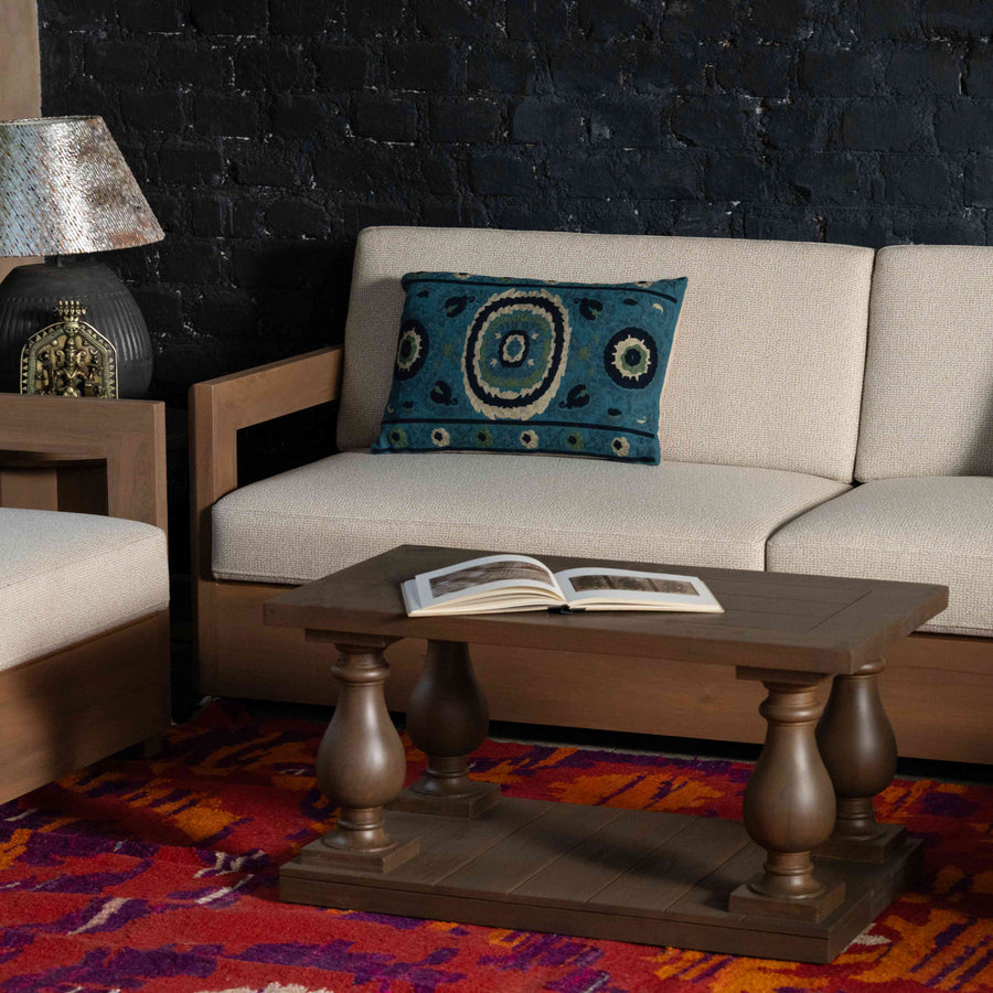 Aralias 2-Seater — Burma Teak Sofa, made to order by Peacock Life — view 5