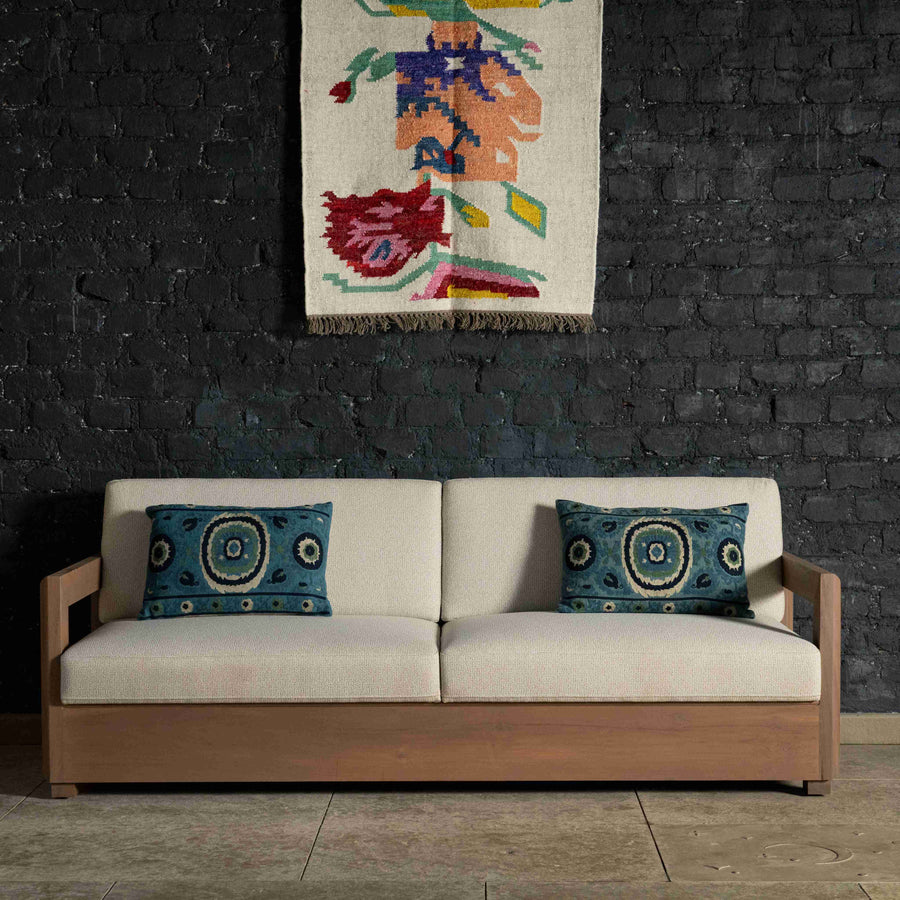 Aralias 2-Seater — Burma Teak Sofa, made to order by Peacock Life — view 3