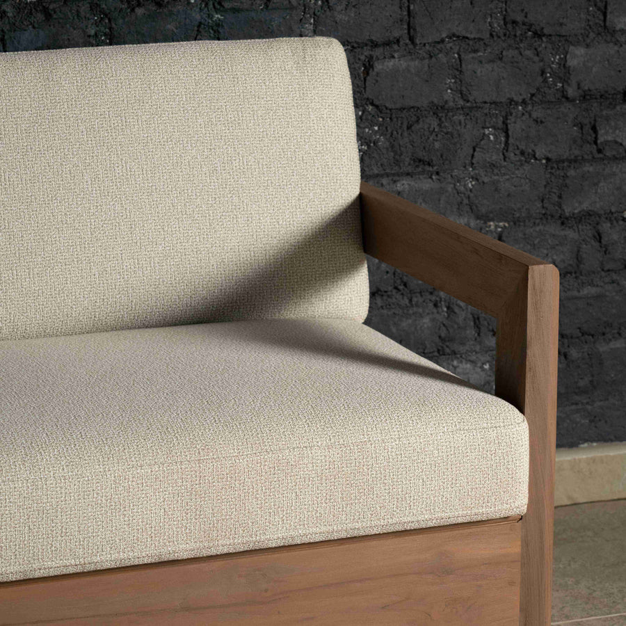 Aralias 2-Seater — Burma Teak Sofa, made to order by Peacock Life — view 4
