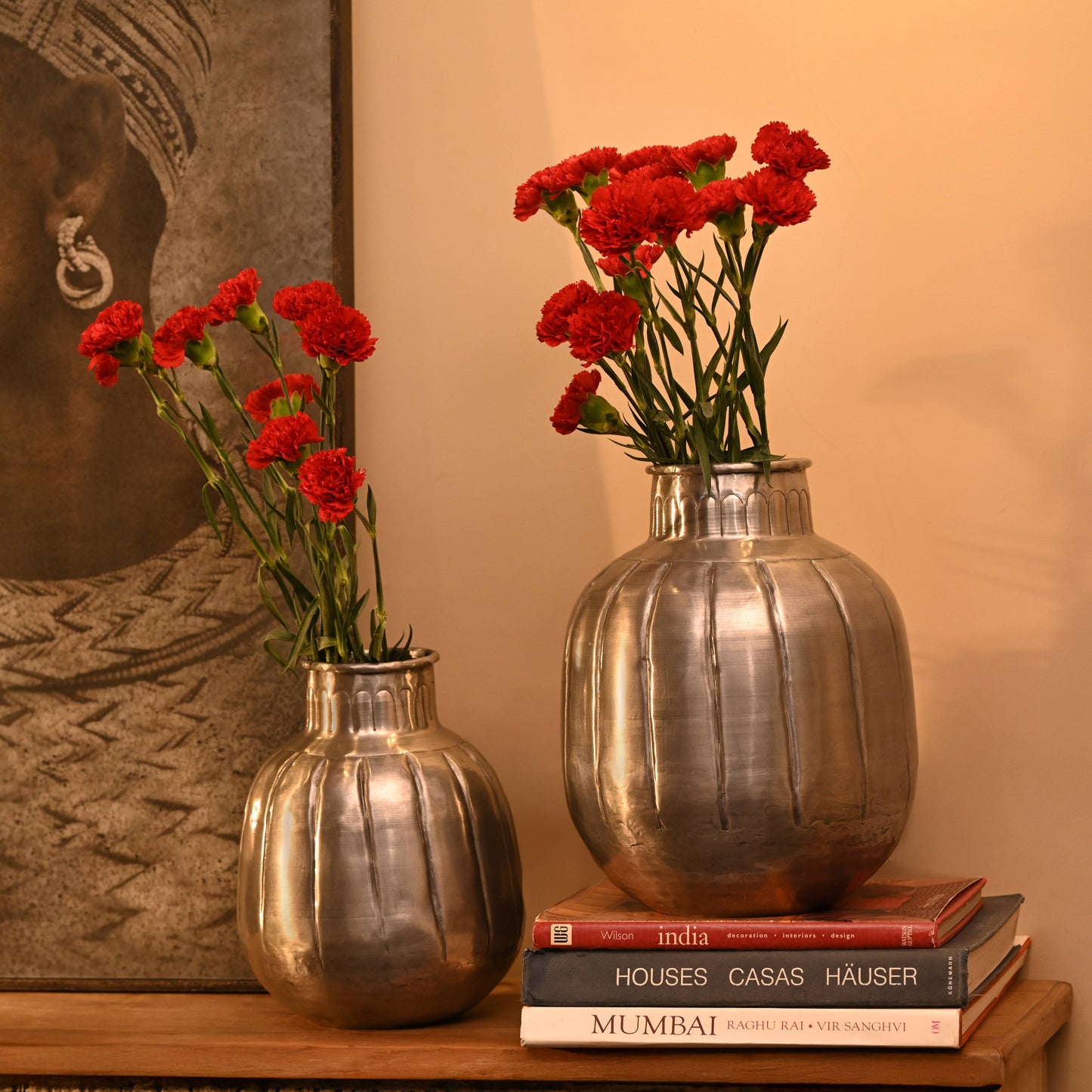 Sheen Metal Vase