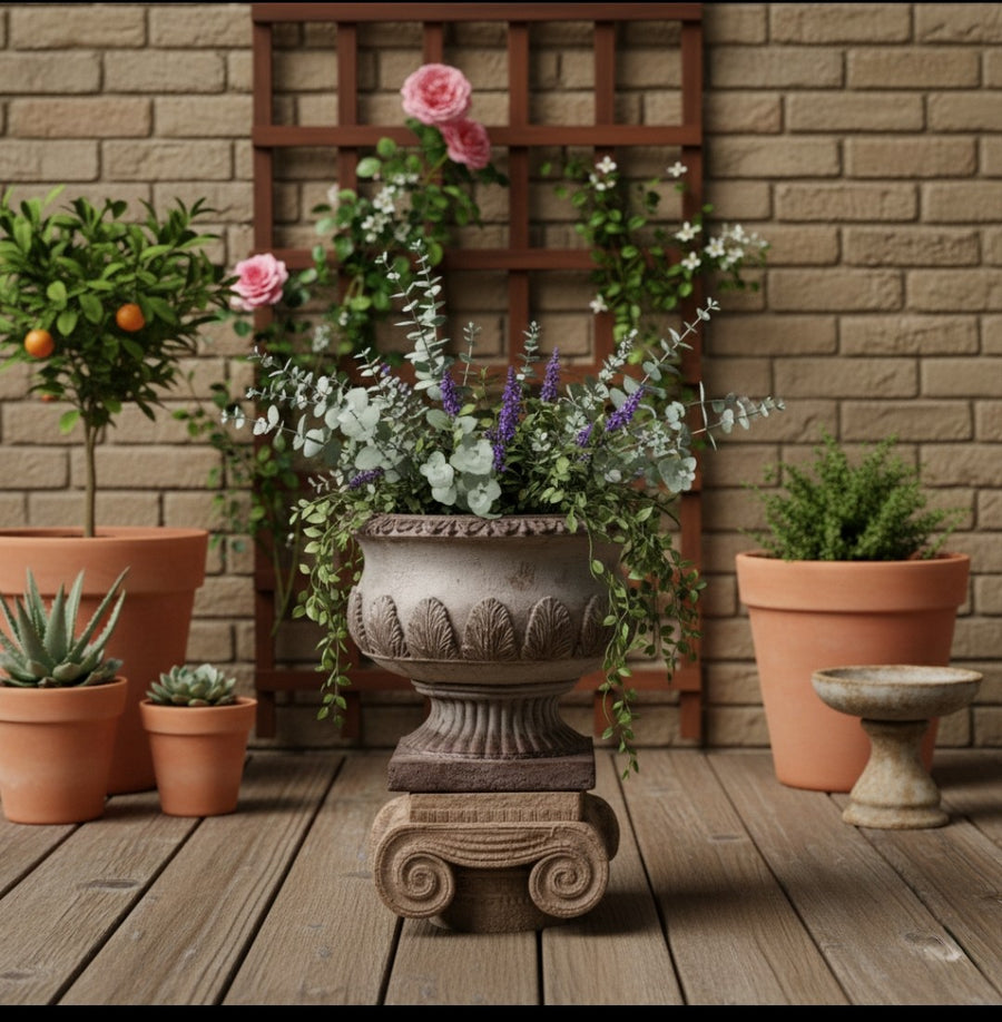 Elise  Polyresin Planter