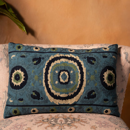 Bukhara Cushion Cover (Blue)