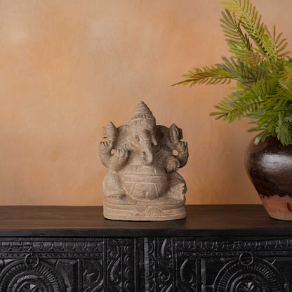 Stone Ganesh Idol