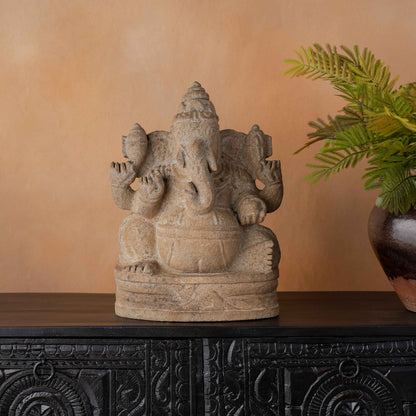 Stone Ganesh Idol