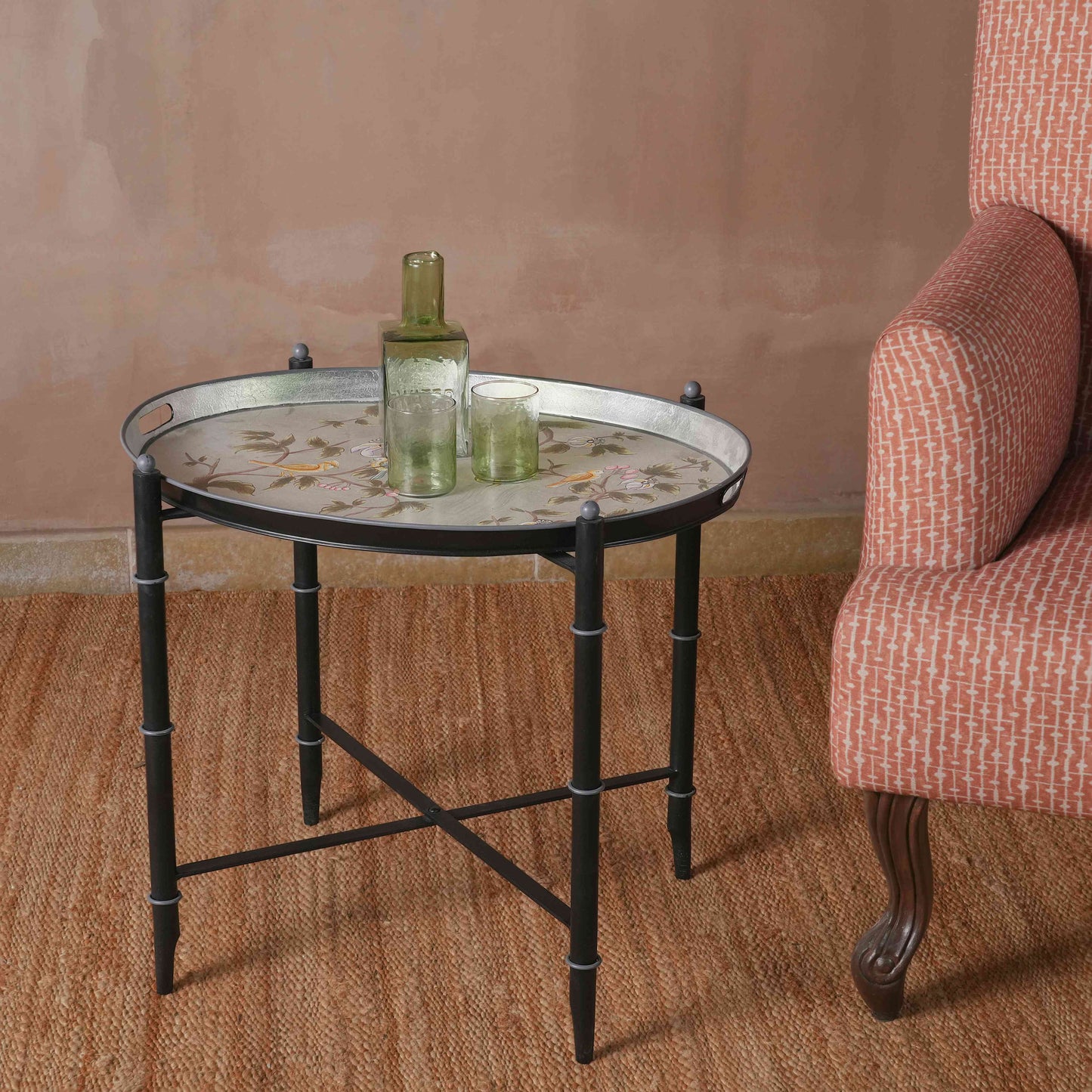 Luna Flora Oval Tray