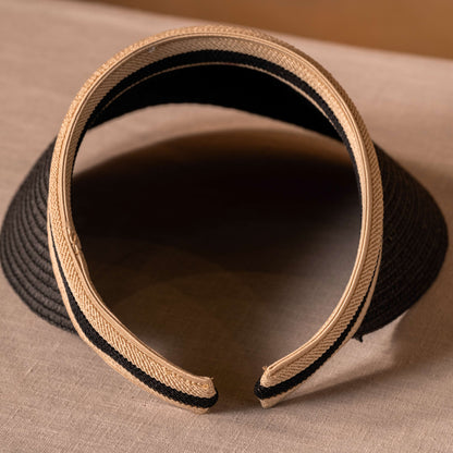 Rattan Visor (Black)