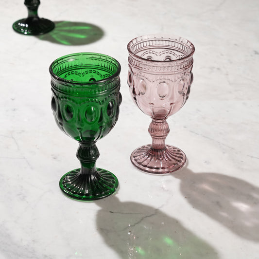 Amora Wine Glass (Pink)