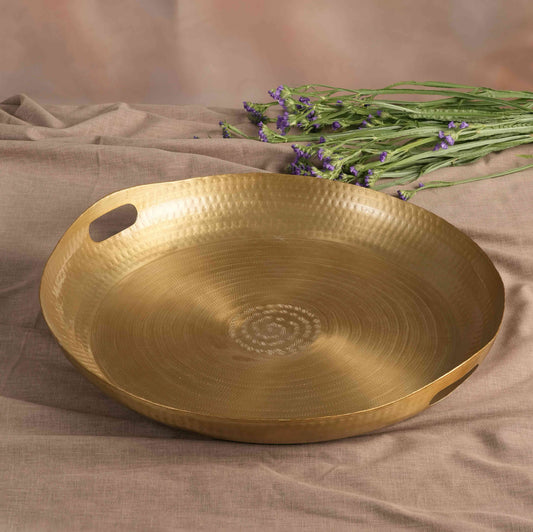 Goldleaf Round Tray